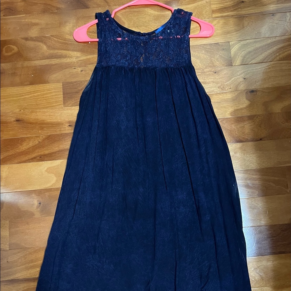Francesca’s blue Tie-dye dress